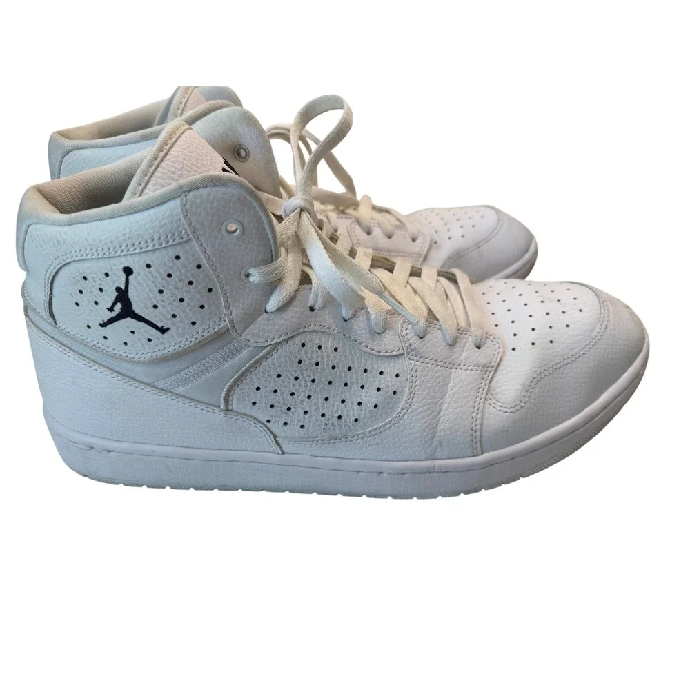 Jordan Access Mid White Black AR3762-100 Mens Size 14 Basketball Shoes Sneakers